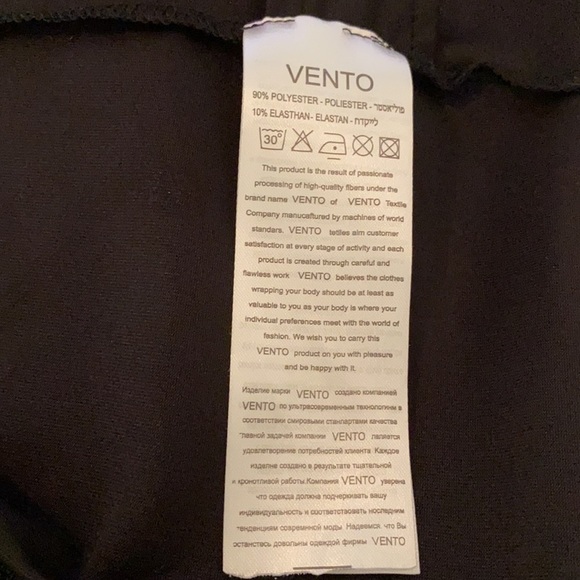 VENTO milano high end Italian top designer black bomber jacket - Picture 13 of 16